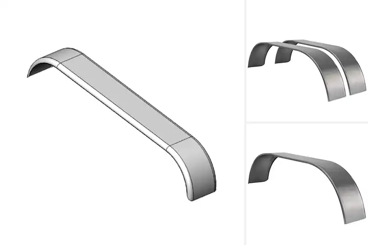 Detailed view of Best 64 Inch Long Fender