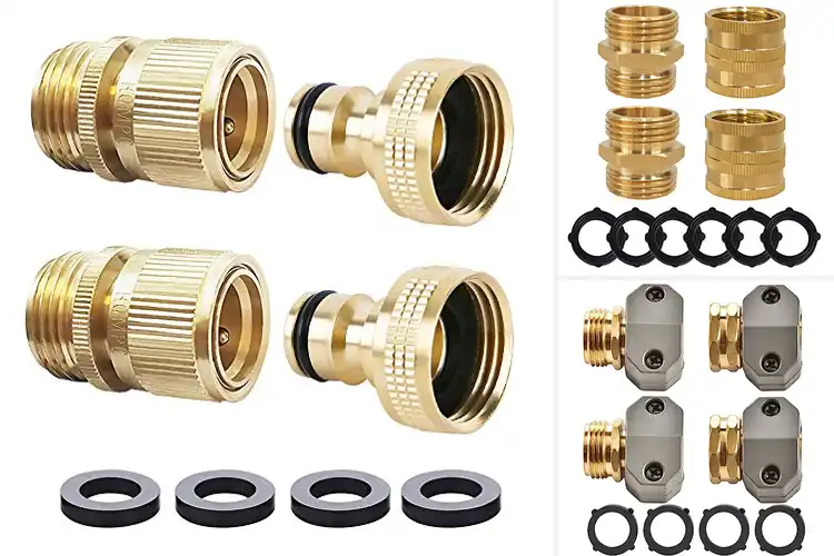Detailed view of Best Brass Fitting Hoses: Leak-Free Watering
