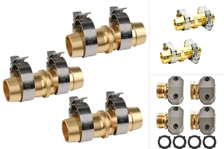 Detailed view of Best Brass Joint Hoses
