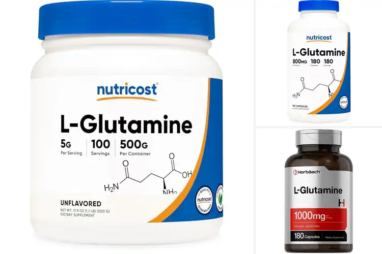 Detailed view of Best Non-GMO L-Glutamine Supplements