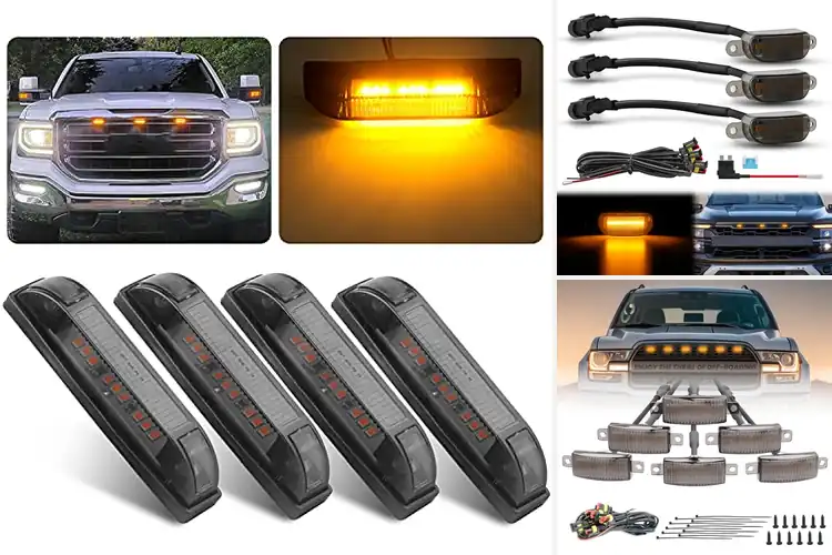 Detailed view of Best Smoked LED Grille Lights