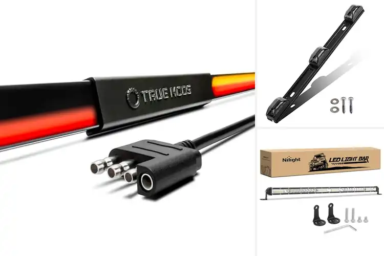 Detailed view of Best Smoked LED Light Bars