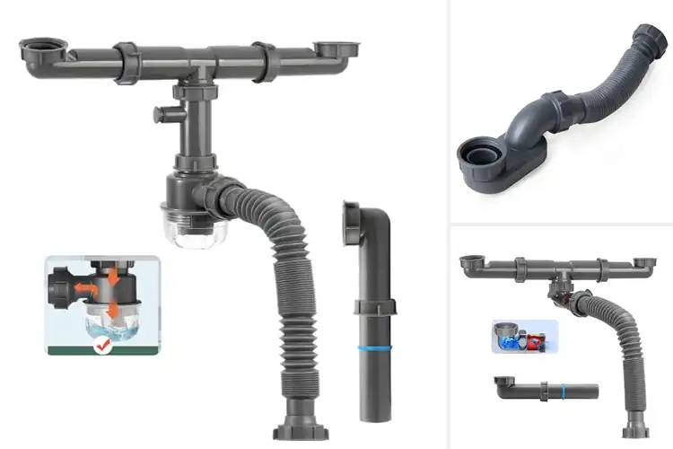 Detailed view of Best Space Saving Drain Hoses