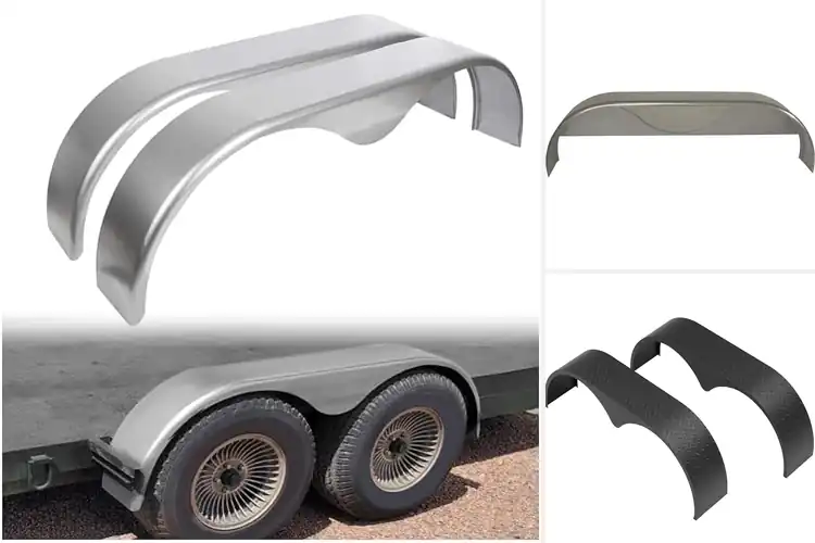 Detailed view of Best Teardrop Trailer Fenders