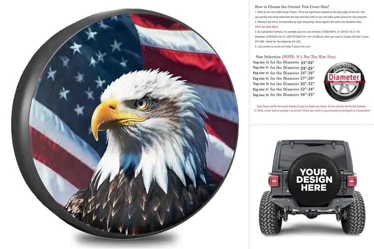Detailed view of Best Vehicle Compatible Spare Tire Covers
