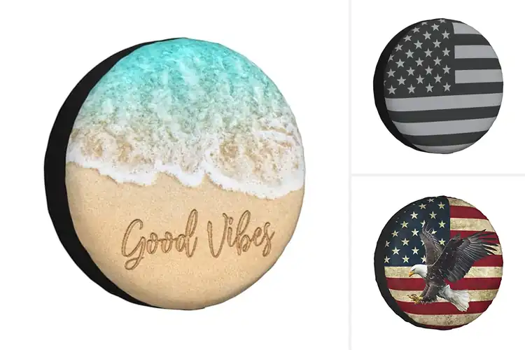 Detailed view of Best Weatherproof Polyester Tire Covers